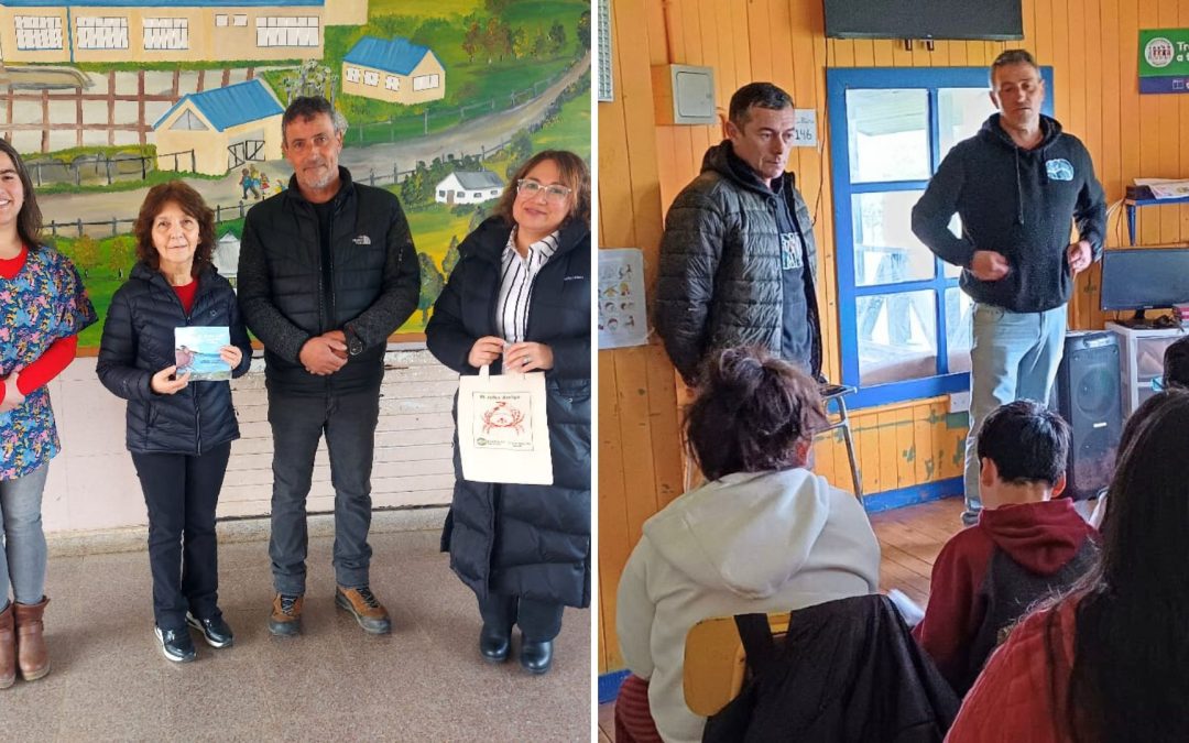 Pescadores de Ancud estrenan documental y libro infantil sobre su trabajo para cuidar la jaiba marmola